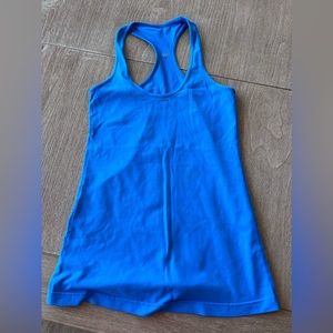 Lululemon blue razz or back tank